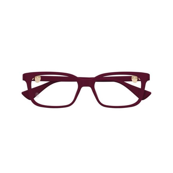 Cartier CT0525o-007 Eyeglasses Burgundy Acetate